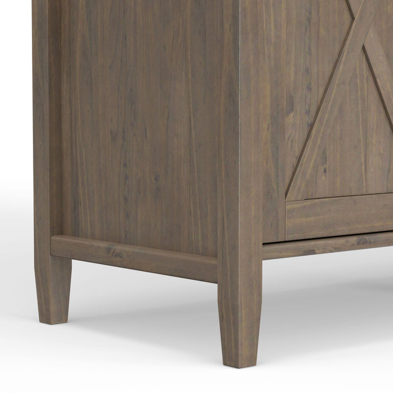 Ela - Medium TV Stand - Smoky Brown - R&R Furniture Gallery (Fountain Valley, CA)