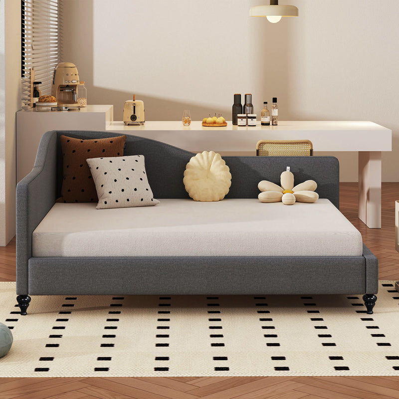 Modern L Shaped Daybed With Legs - R&R Furniture Gallery (Fountain Valley, CA)