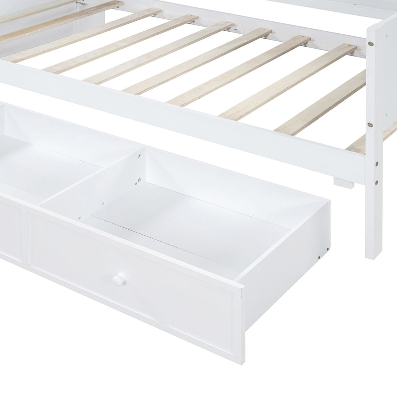 Daybed With 3 Drawers USB Ports And Desk - R&R Furniture Gallery (Fountain Valley, CA)