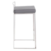 Lumi Source Fuji contemporary stackable counter stool with elegant design and modern style, shown in a set of multiple stools.