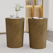 Langseth - Iron Sunburst Side Table Modern Design - R&R Furniture Gallery (Fountain Valley, CA)