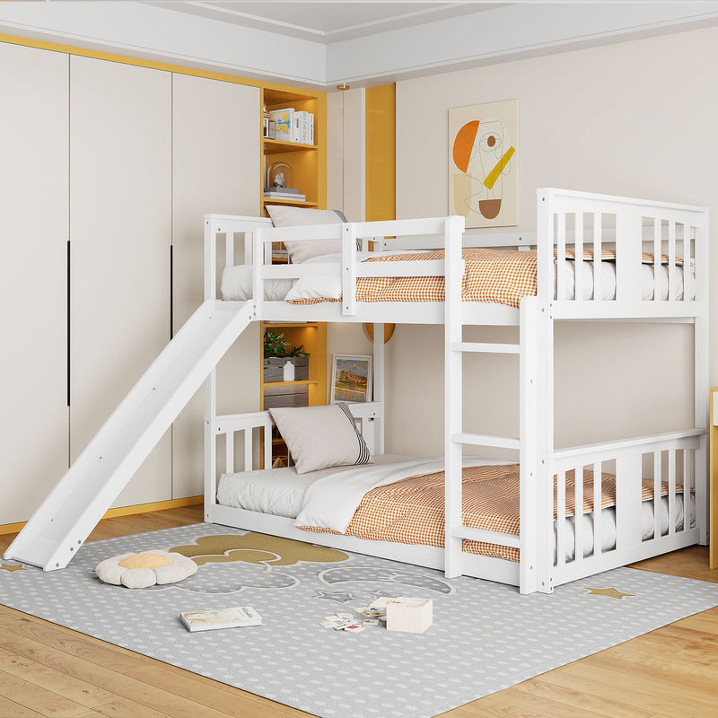 Bunk Bed With Convertible Ladder And Slide - R&R Furniture Gallery (Fountain Valley, CA)