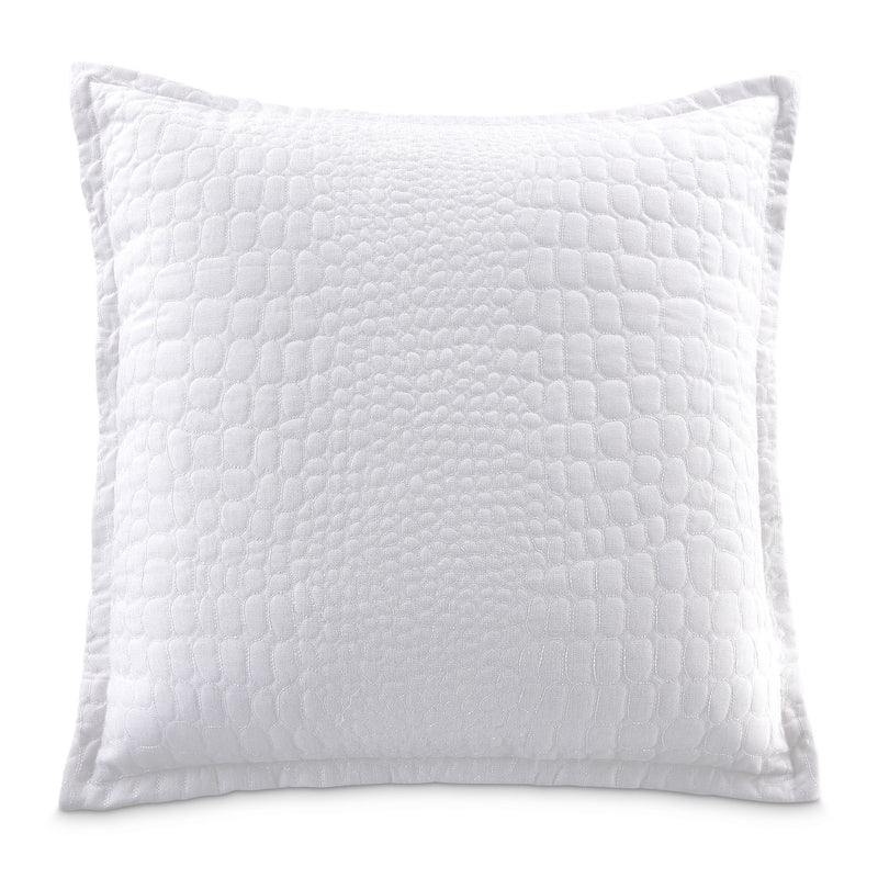 Brilliance - 26" Square Euro Sham - White - R&R Furniture Gallery (Fountain Valley, CA)