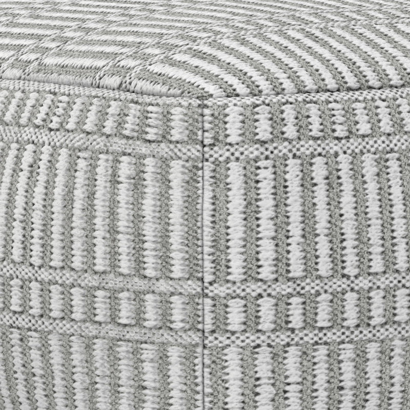 Safford - Square Outdoor / Indoor Pouf - R&R Furniture Gallery (Fountain Valley, CA)