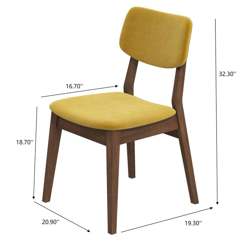 Carlos - Solid Back Side Chair (Set of 2) - R&R Furniture Gallery (Fountain Valley, CA)