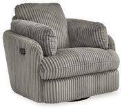 Tie-breaker - Swivel Glider Recliner - R&R Furniture Gallery (Fountain Valley, CA)