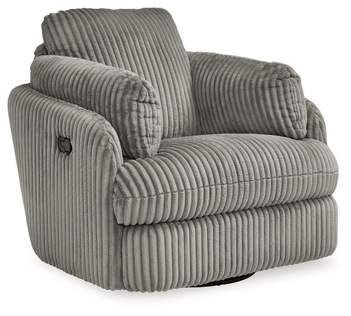 Tie-breaker - Swivel Glider Recliner - R&R Furniture Gallery (Fountain Valley, CA)