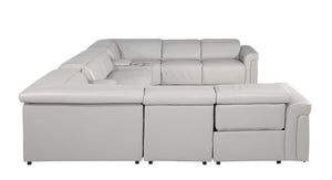 1126 - 10-Piece U-Shaped Sectional Sofa In With 4 Power Recliners & Power Headrests