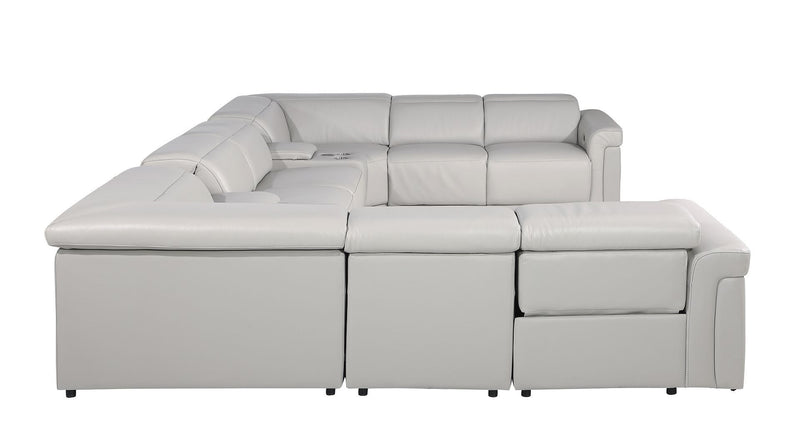 1126 - 10-Piece U-Shaped Sectional Sofa In With 4 Power Recliners & Power Headrests