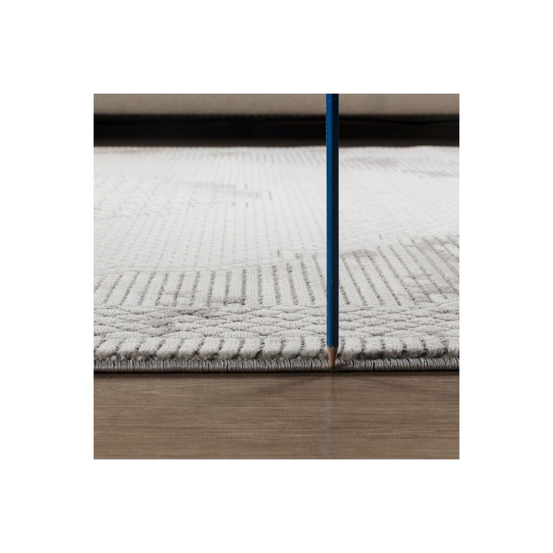 Geometrix - Medallion Rug With Geometric 3D Effect - R&R Furniture Gallery (Fountain Valley, CA)