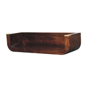 Indira - Floating Console Table - Walnut - R&R Furniture Gallery (Fountain Valley, CA)