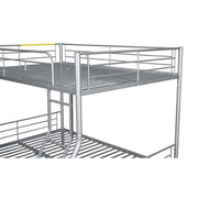 Steel construction bunk bed by DreamHaus featuring sturdy metal frame and twin-sized upper and lower sleeping areas.