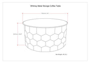 Whitney - Handcrafted Metal Storage Table - R&R Furniture Gallery (Fountain Valley, CA)
