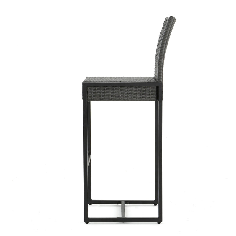 Outdoor Barstool With Hand Crafted Details (Set of 2) - R&R Furniture Gallery (Fountain Valley, CA)