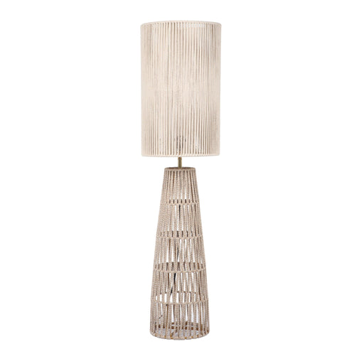 Beam - Jute Floor Lamp - Cream / Natural - R&R Furniture Gallery (Fountain Valley, CA)