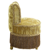 Bernadette - Vanity Stool - Gold - R&R Furniture Gallery (Fountain Valley, CA)