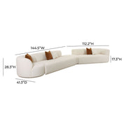 Fickle - Boucle Modular Sectional - R&R Furniture Gallery (Fountain Valley, CA)