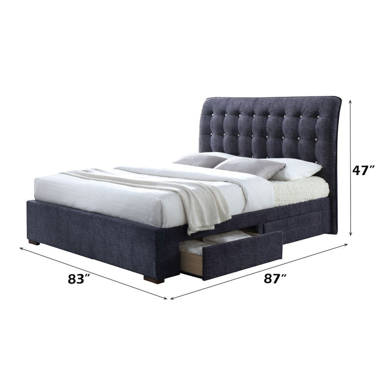 Drorit - Bed w/Storage - R&R Furniture Gallery (Fountain Valley, CA)