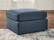 Modmax - Oversized Accent Ottoman - Fabric - Ink - R&R Furniture Gallery (Fountain Valley, CA)