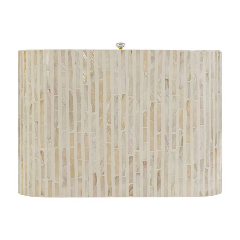 Borno - Mother Of Pearl Nightstand - Natural