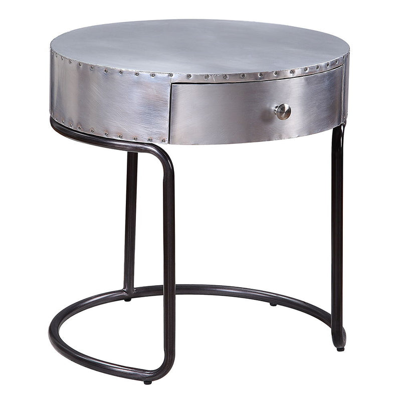 Brancaster - 21" End Table - Aluminum - R&R Furniture Gallery (Fountain Valley, CA)