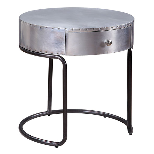 Brancaster - 21" End Table - Aluminum - R&R Furniture Gallery (Fountain Valley, CA)