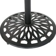 Elegant Cast Aluminum Round Bar Table With Romantic Filigree Design - Copper - R&R Furniture Gallery (Fountain Valley, CA)