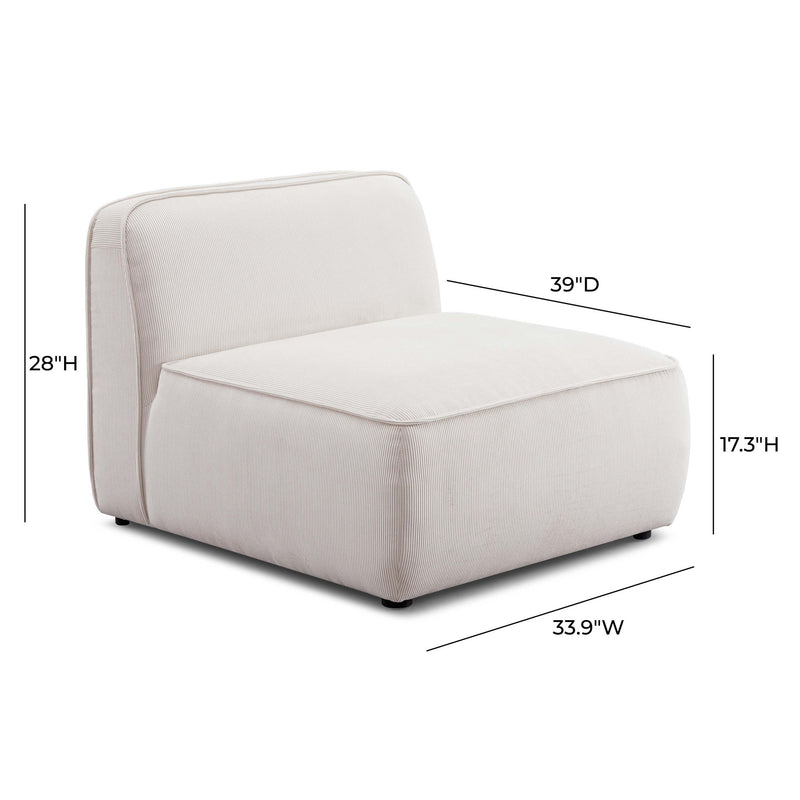 Travie - Armless Chair - R&R Furniture Gallery (Fountain Valley, CA)