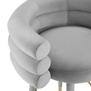 Betty - Velvet Barstool - R&R Furniture Gallery (Fountain Valley, CA)