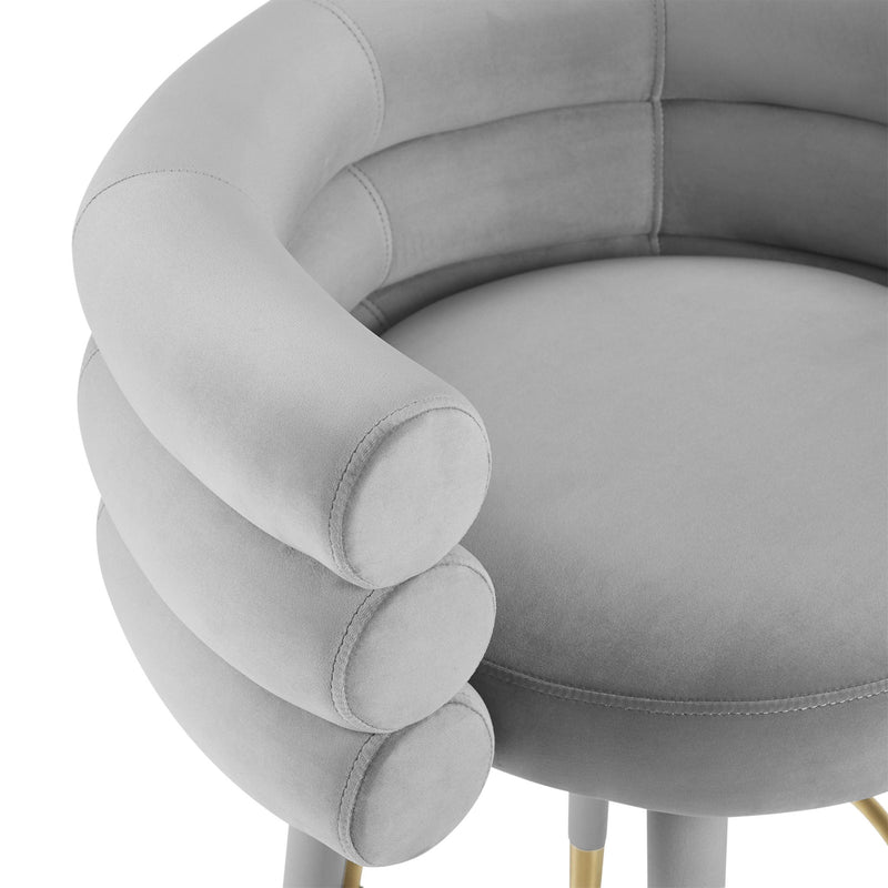 Betty - Velvet Barstool - R&R Furniture Gallery (Fountain Valley, CA)