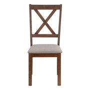 Dining Chair Side, Upholstered For Dining Room, Transitional (Set of 2) - R&R Furniture Gallery (Fountain Valley, CA)