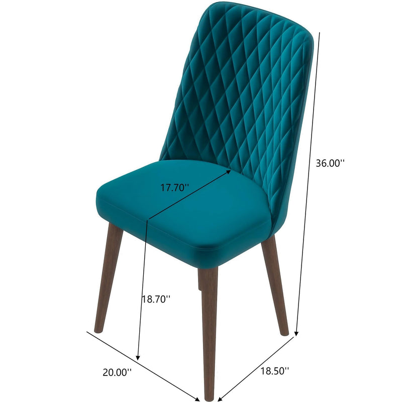 Katie - Mid-Century Modern Dining Chair (Set of 2) - R&R Furniture Gallery (Fountain Valley, CA)