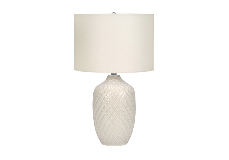Lighting, Table Lamp, Transitional - Cream - R&R Furniture Gallery (Fountain Valley, CA)