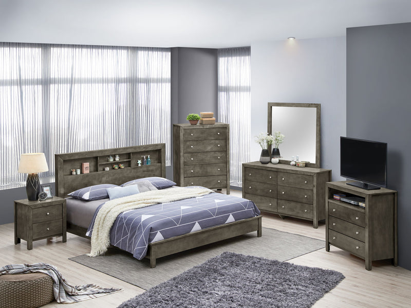 Bed With Transitional Design Stylish - R&R Furniture Gallery (Fountain Valley, CA)