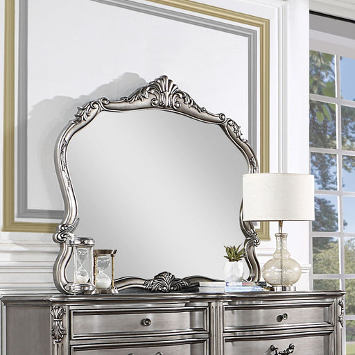 Ariadne - Mirror - Antique Platinum - R&R Furniture Gallery (Fountain Valley, CA)