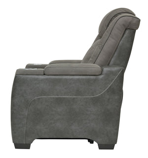 Next-Gen Durapella - Pwr Recliner/Adj Headrest - R&R Furniture Gallery (Fountain Valley, CA)