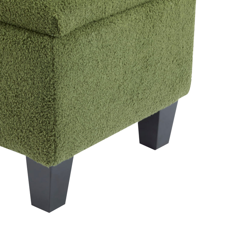 Ottoman Bench & Storage - Green - R&R Furniture Gallery (Fountain Valley, CA)
