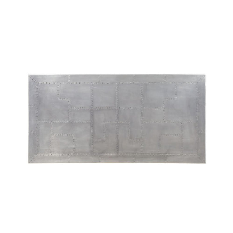 Kaylia - Dining Table - Aluminum & Gunmetal - R&R Furniture Gallery (Fountain Valley, CA)