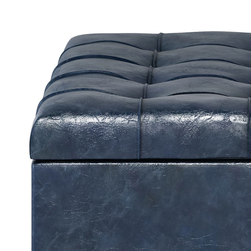 Harrison - Upholstered Coffee Table Storage Ottoman - R&R Furniture Gallery (Fountain Valley, CA)