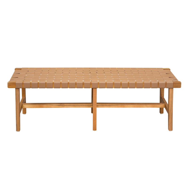 Bedroom Bench - Acacia Wood - R&R Furniture Gallery (Fountain Valley, CA)