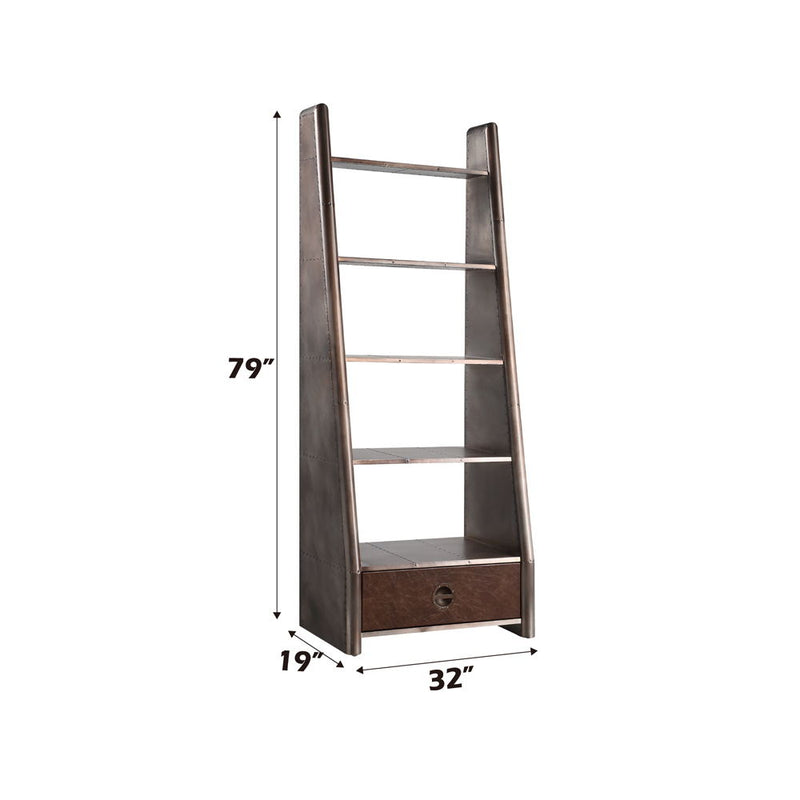 Brancaster - Bookcase - Aluminum - R&R Furniture Gallery (Fountain Valley, CA)
