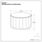 Trenton - Coffee Table - Walnut Brown - R&R Furniture Gallery (Fountain Valley, CA)