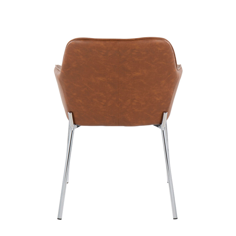 Lumi Source Daniella contemporary modern dining chair set of 2 with sleek design and cushioned seats for stylish dining spaces.