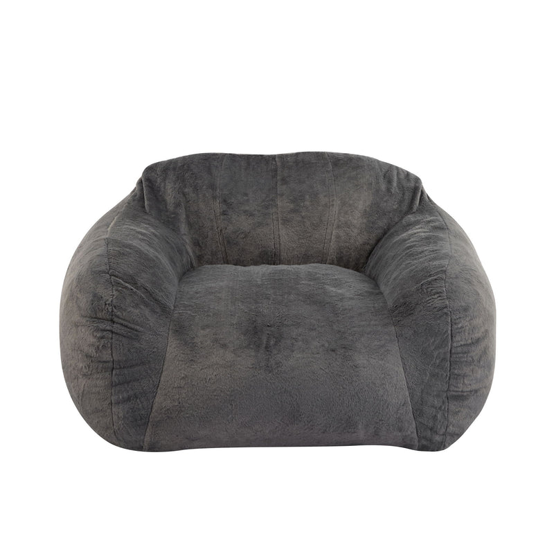 Sezze - Indoor Bean Bag Chair - Gray - R&R Furniture Gallery (Fountain Valley, CA)