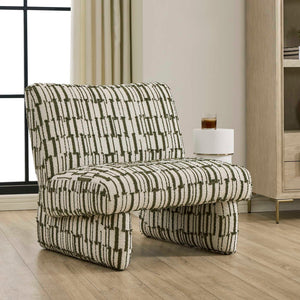 Willa - Accent Chair - Green / White