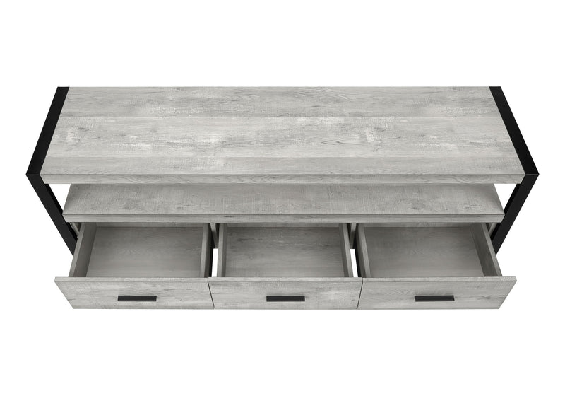 TV Stand, Console, Media Entertainment Center, Storage Drawers, Modern - R&R Furniture Gallery (Fountain Valley, CA)