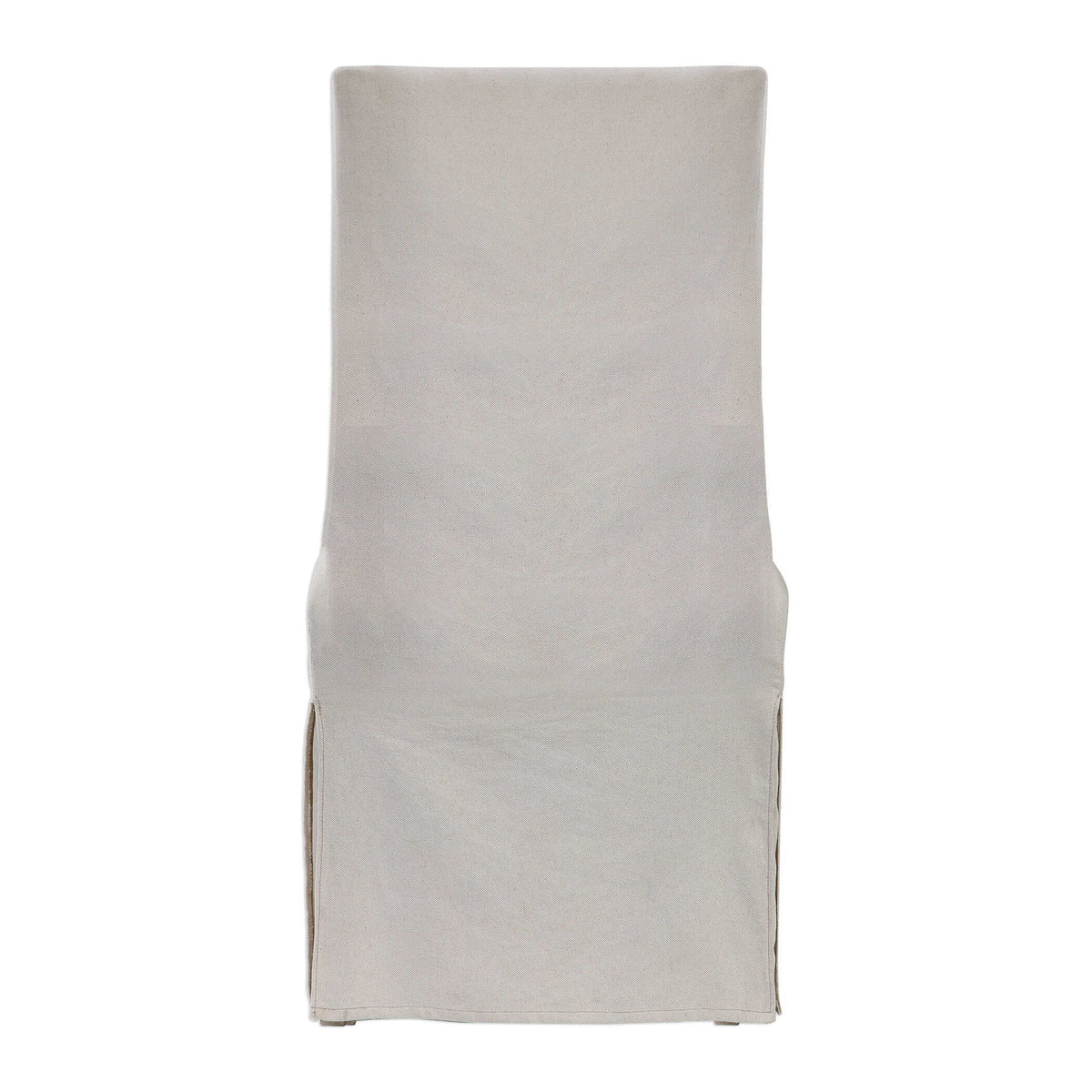 Uttermost Coley armless side chair with a sleek design and upholstered seat, ideal for modern living spaces.