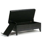 Oregon - Contemporary Storage Ottoman Bench With Tray - R&R Furniture Gallery (Fountain Valley, CA)