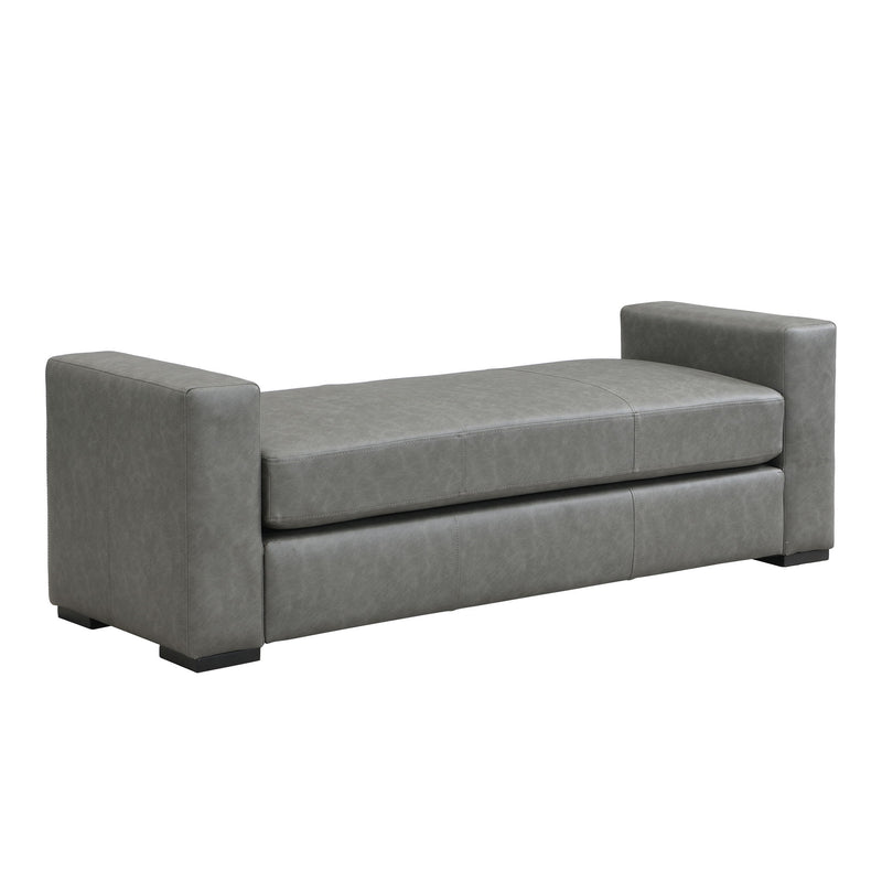 Ottoman With Unique Armrest Design For Living Spaces - R&R Furniture Gallery (Fountain Valley, CA)