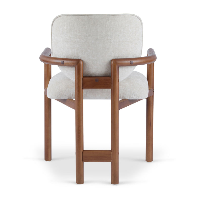 Upholstered Arm Dining Chairs (Set of 2) - R&R Furniture Gallery (Fountain Valley, CA)